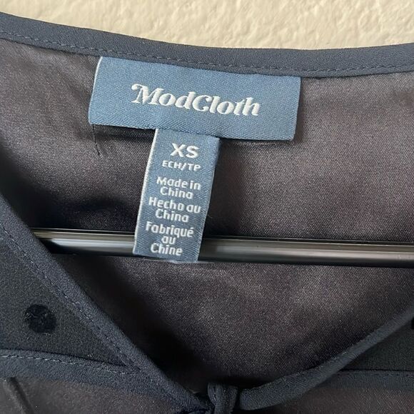 NWT ModCloth After the Aria Shift Dress Black Sz XS - Picture 5 of 14